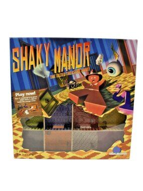 Blue Orange Games Shaky Manor Tilted Treasure Hunt Complete Game